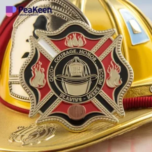 Feuerwehrmann-Herausforderungsmünzen